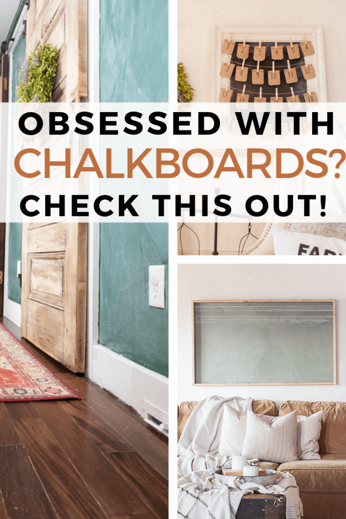 How to use a chalkboard in your home in so many ways!