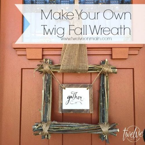 Make Your Own Fall Twig Wreath