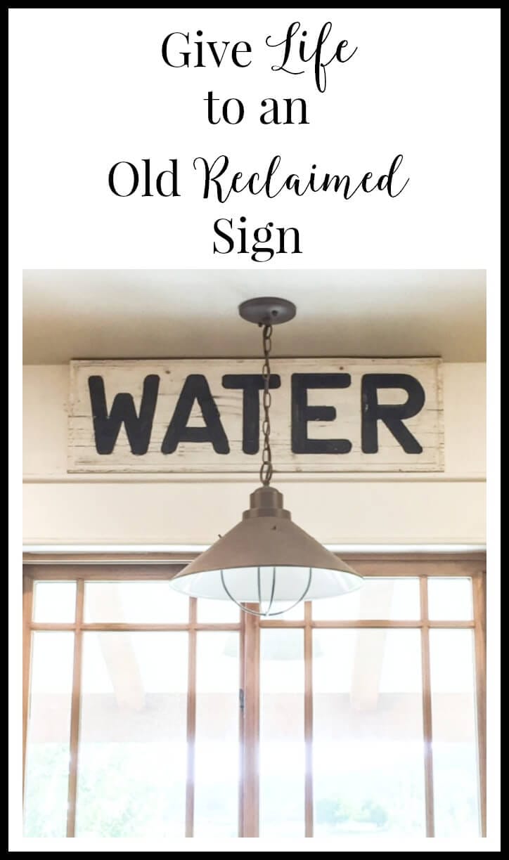 I love to find old items and give them new life. You'll never believe what this sign looked like before! | Twelveonmain.com