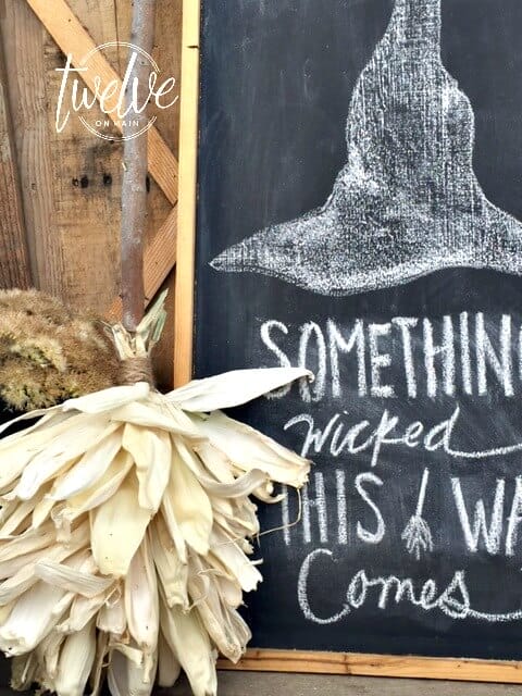 Make Your Own Witches Corn Husk Broom for Halloween!