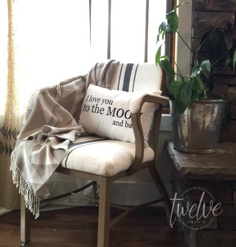 Reupholster A Thrift Store Chair with Farmhouse Flair