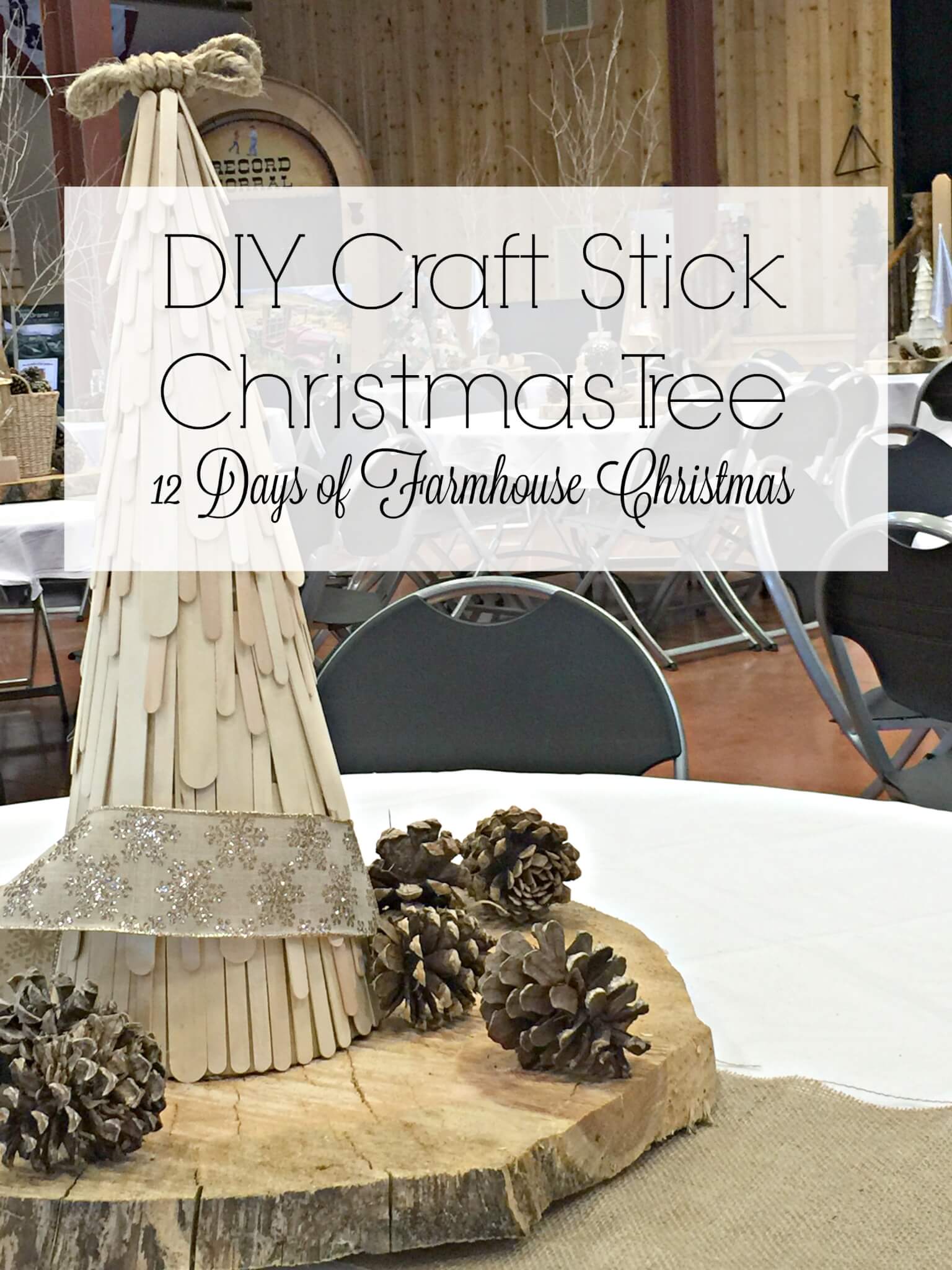 DIY Craft Stick Christmas 