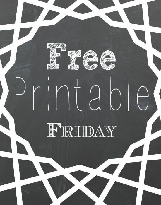 Free Valentine Printables-  Free Printable Friday