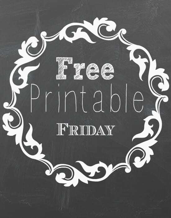 Free Printable Friday