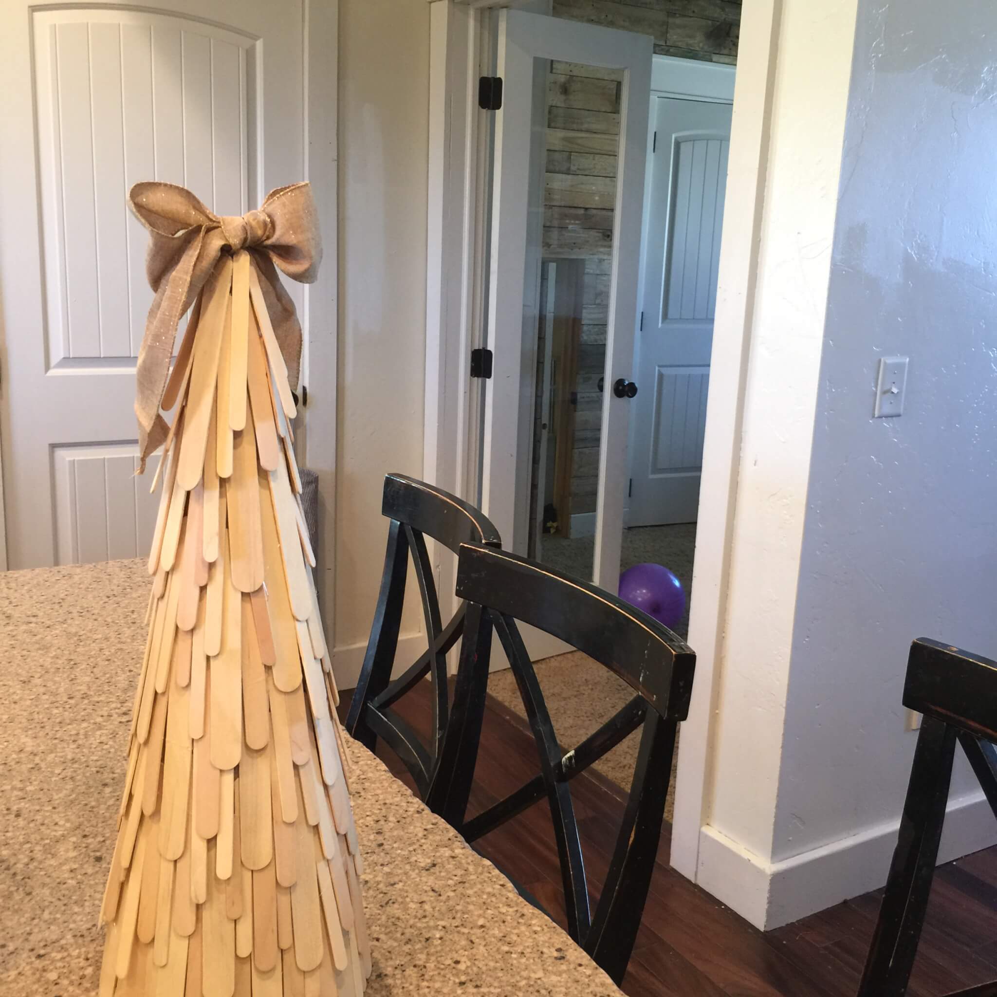 DIY Craft Stick Christmas Tree