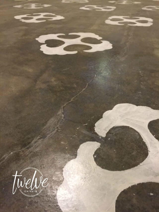 How To Stencil A Concrete Floor