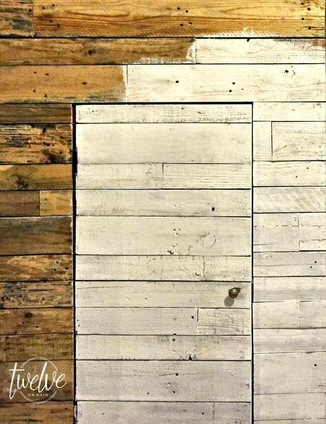 Painted Pallet Wall