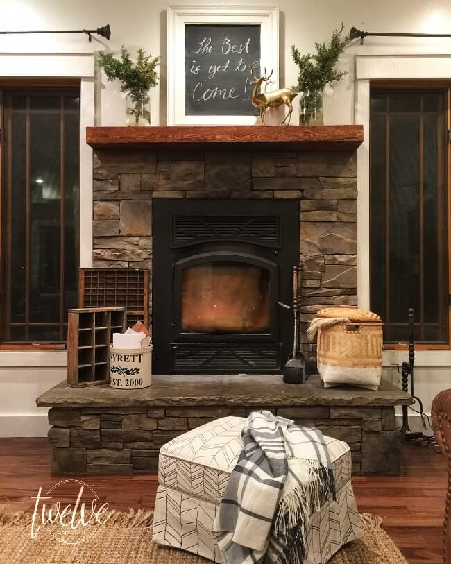 Transition your Mantle From Christmas to Winter Easily