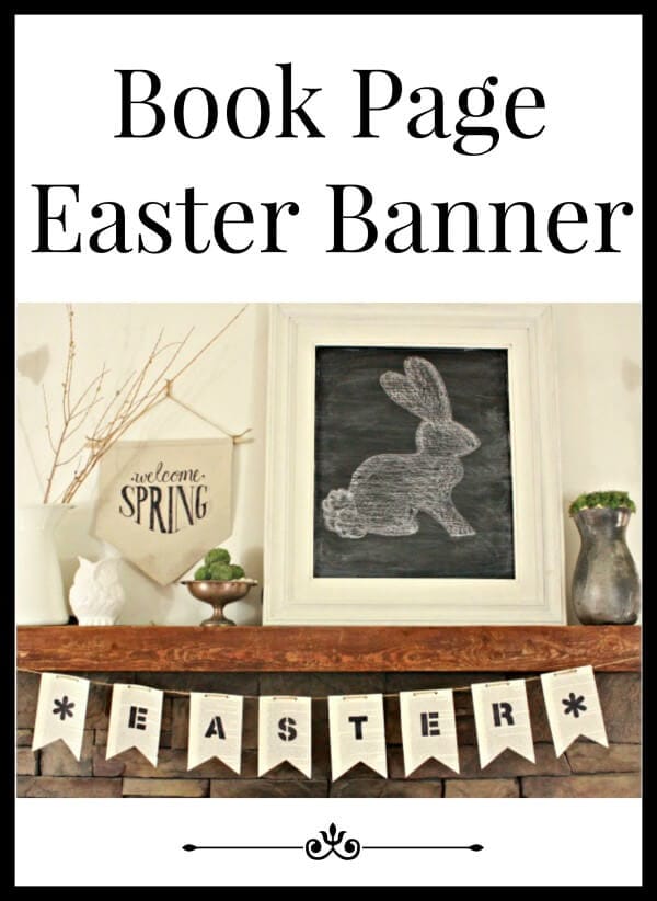 Easy book page Easter banner.  Its a must. |  Twelveonmain.com