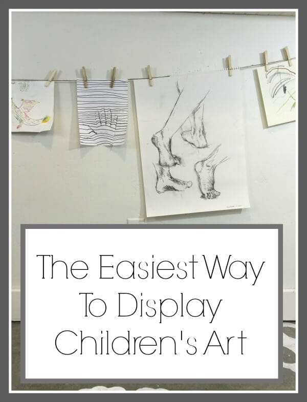 The Easiest Way To Display Children’s Art
