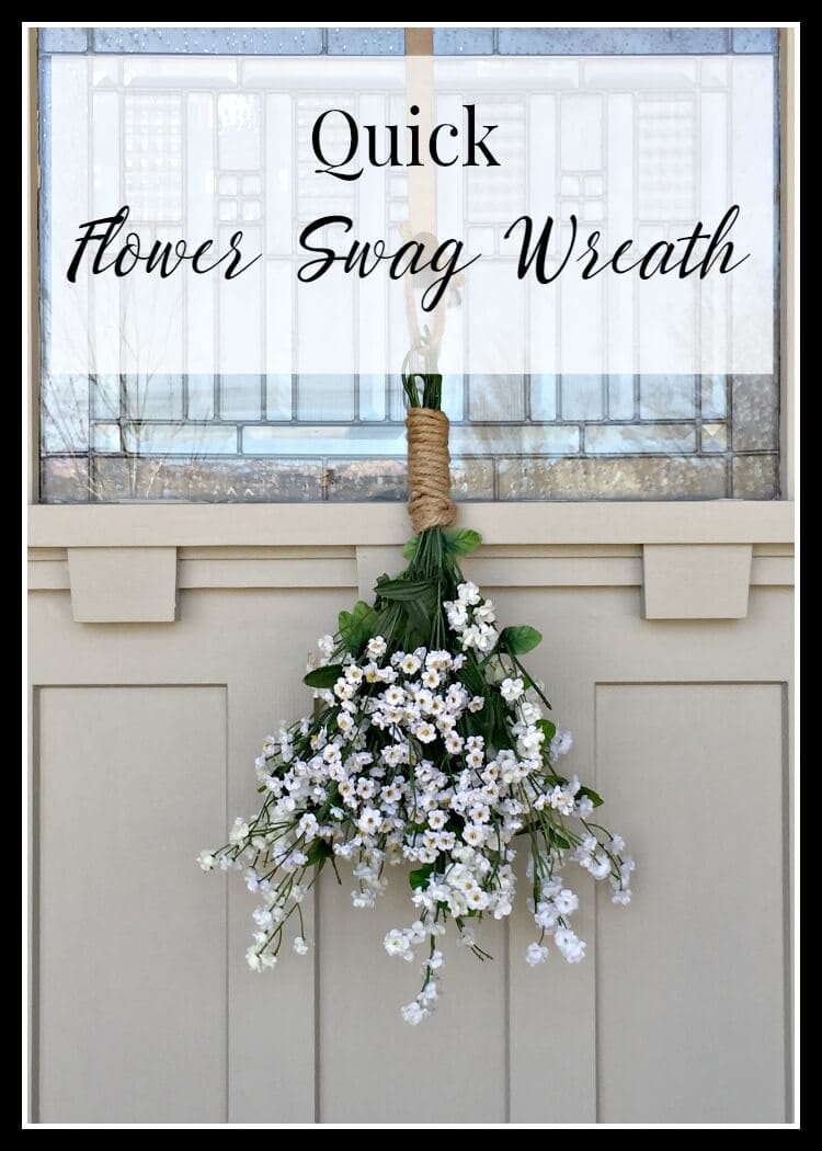 Quick flower spring wreath for spring. Its so great! | Twelveonmain.com