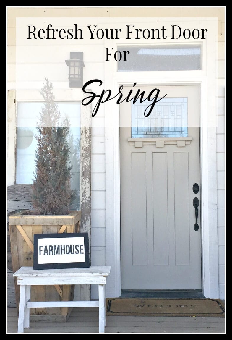 Refresh your front door for spring. | Twelveonmain.com