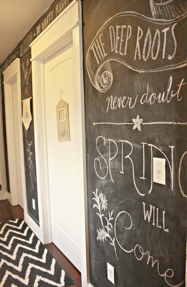 Spring Chalkboard Wall Art. Be inspired. | Twelveonmain.com