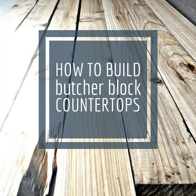 DIY Butcher Block Countertop from Old Trashed Lumber!