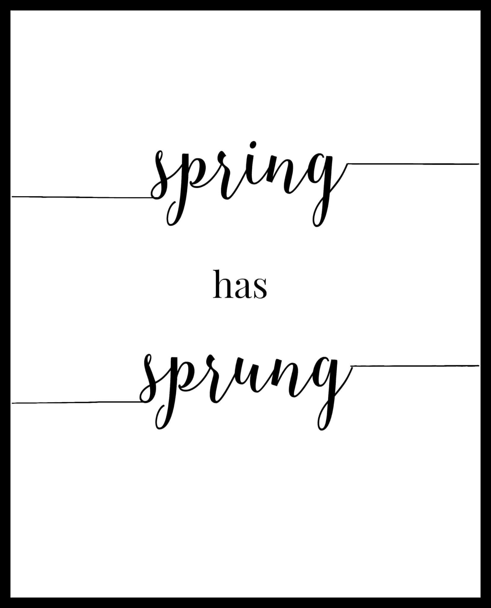 Free Spring Printables. These are so great. | Twelveonmain.com