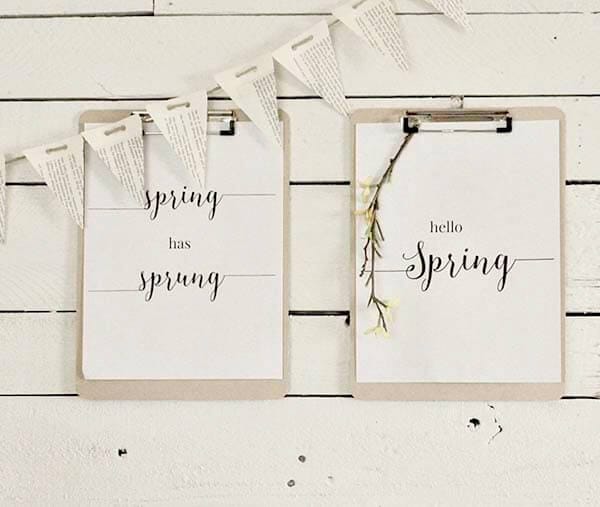Free Spring Printables. These are so great. | Twelveonmain.com