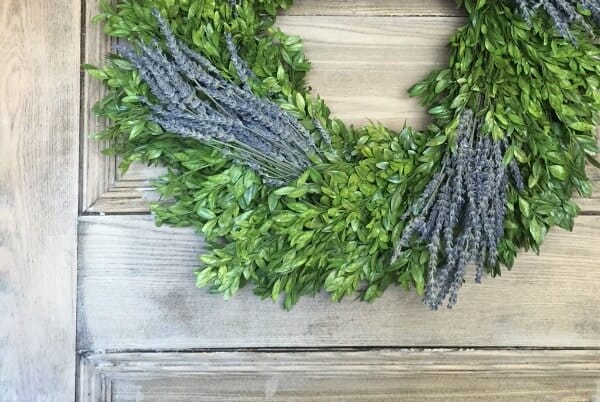 Preserved Boxwood Wreath Decor Ideas and a Giveaway too!