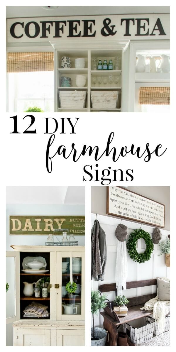 12 DIY Farmhouse Signs