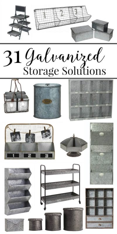 31 Galvanized storage solutions