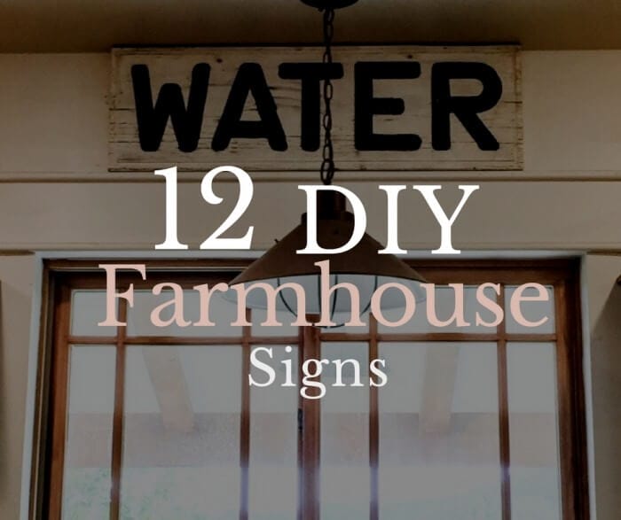 12 DIY Farmhouse Signs
