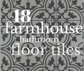 18 farmhouse bathroom floor tiles