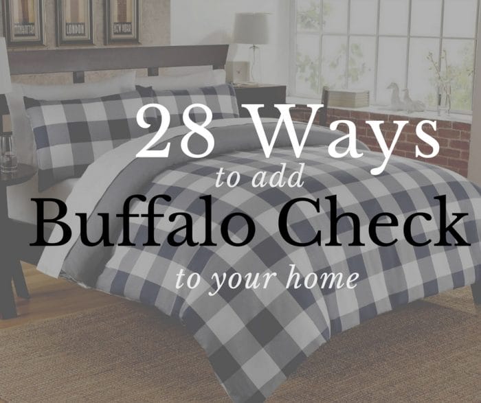 28 ways to add buffalo check to your home! I love this stuff! Did you see that dog bed? Adorable!