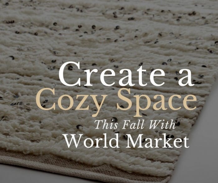 Use texture to create a cozy space for fall. 