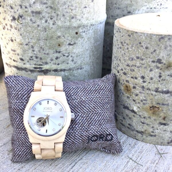 JORD wood watch | Cora Maple and Silver