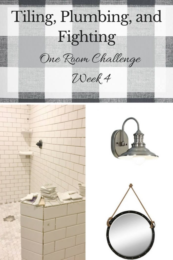 One Room Challenge Week 4- Master Bathroom Makeover