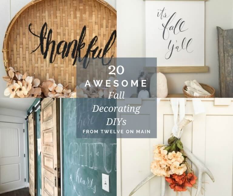 20  Awesome Fall Decorating DIYs by Twelve On Main
