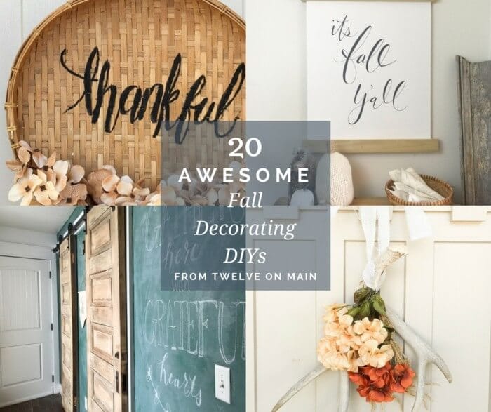 These 20 awesome fall decorating DIYs are so great! I cant believe they are all so easy!