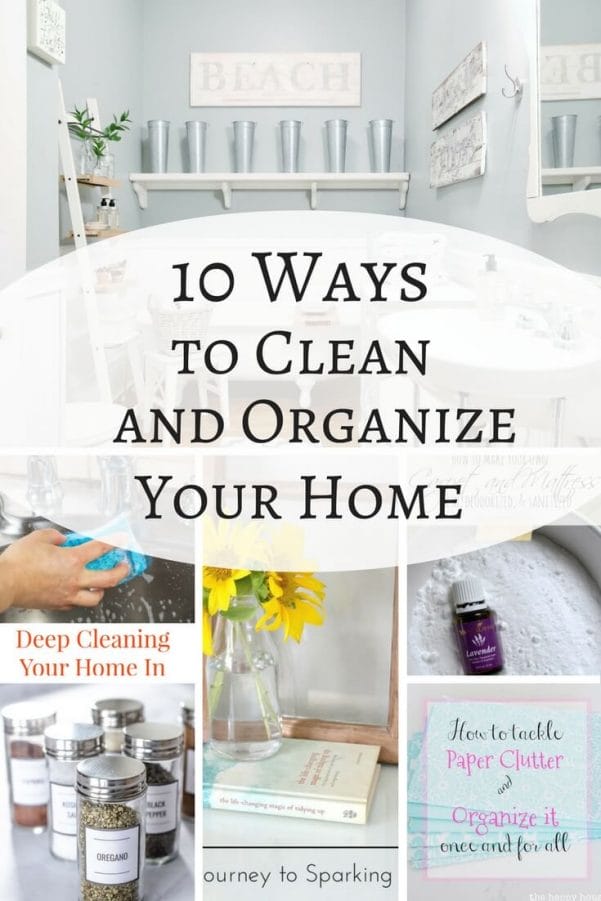10 cleaning and organizing tips that can help save your sanity. 