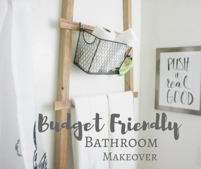 My Budget Friendly Bathroom Makeover | Reveal