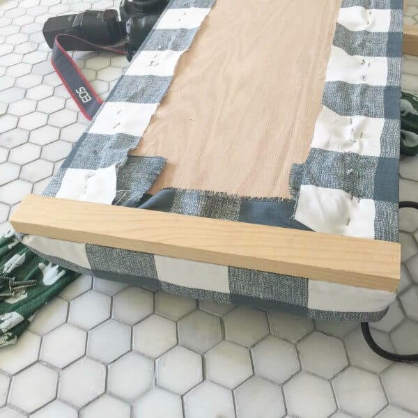 DIY | Upholstered Bench | X Bench | Upholstered X Bench | X Bench Coffee Table