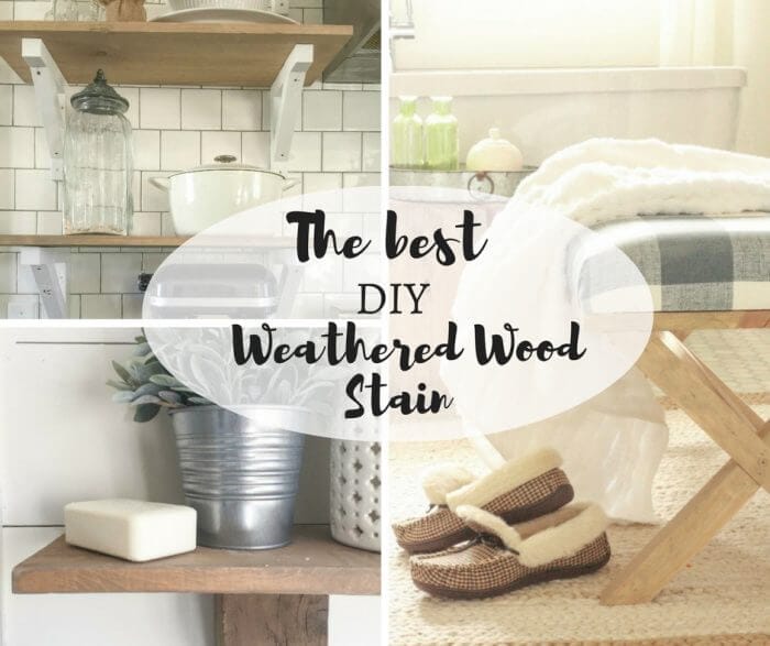 The Best DIY Weathered Wood Stain