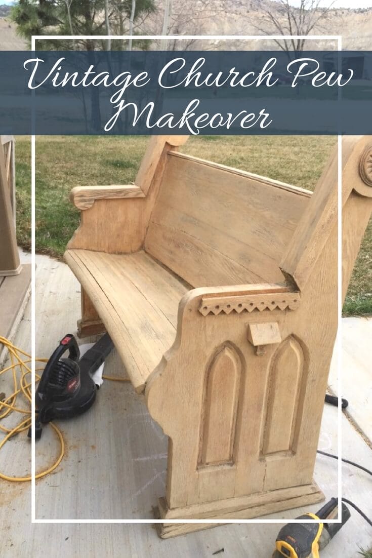 Check out this church pew bench makeover and see if one would work in your home!