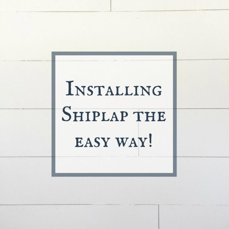 Installing Shiplap in the Entryway | $100 Room Challenge