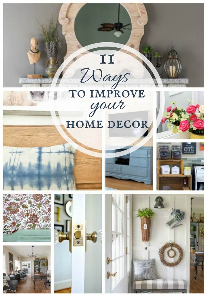 Check out these ways to improve your home decor! Sometimes all it takes is something simple to make a big impact.