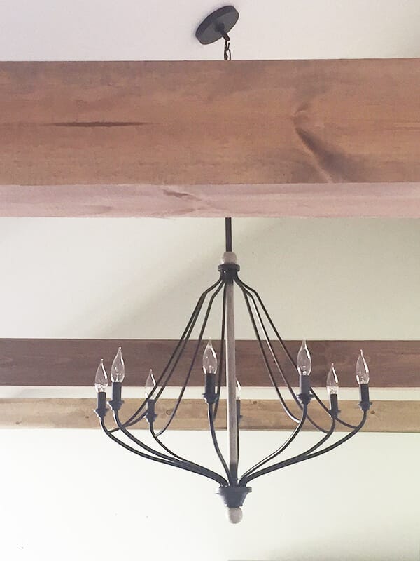 Have you always wanted exposed beams in your home? Well now you can, no matter what! I've got a great DIY faux beams tutorial here!