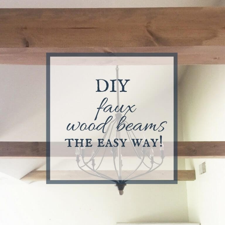 The Best and Easiest DIY Faux Wood Beams to Make Yourself