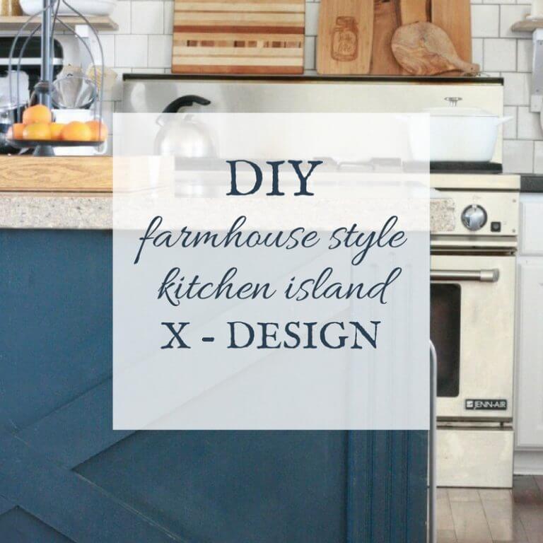 Do It Yourself Kitchen Island X Design