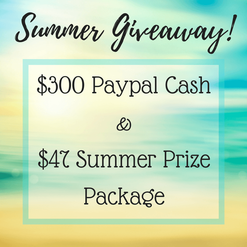 Summer Giveaway! Win $300 Cash!