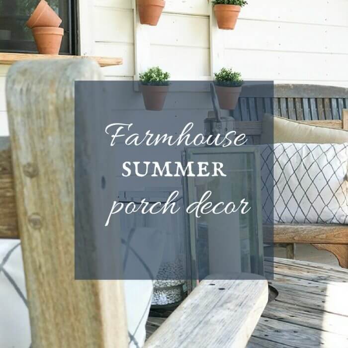 Farmhouse Summer Porch Decor