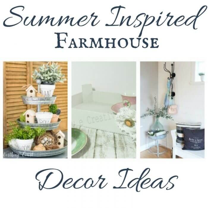 Try updating your home with these summer inspired farmhouse decor ideas! You are sure to find something that will inspire you!