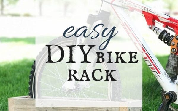 Easy DIY bike rack 
