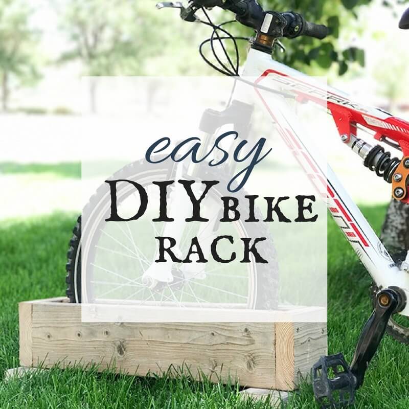 Diy pallet bike rack hot sale