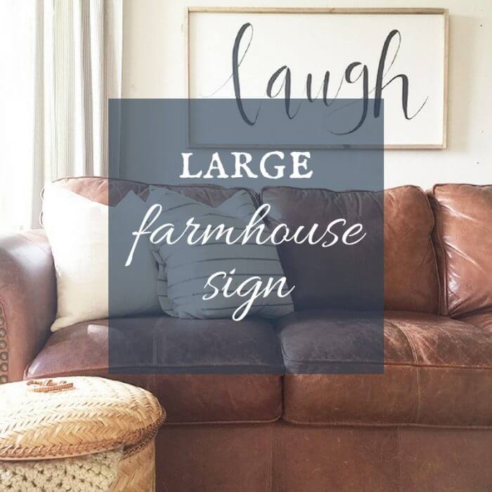 Large Farmhouse Sign | Laugh Often