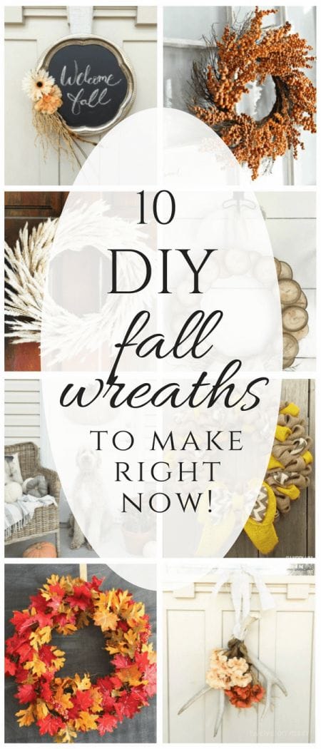 Make one of these easy DIY fall wreaths to add to your fall decor this year! Whether you like farmhouse style, rustic, or repurposed, I have it all!