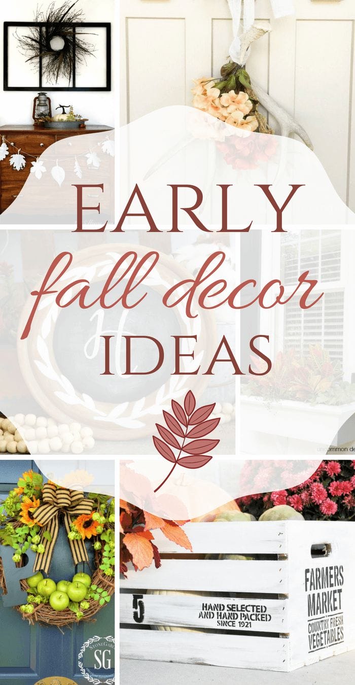 o you love fall decor? Add these early fall decor ideas to your home to help transition from summer to fall with ease. Its never too early for fall!