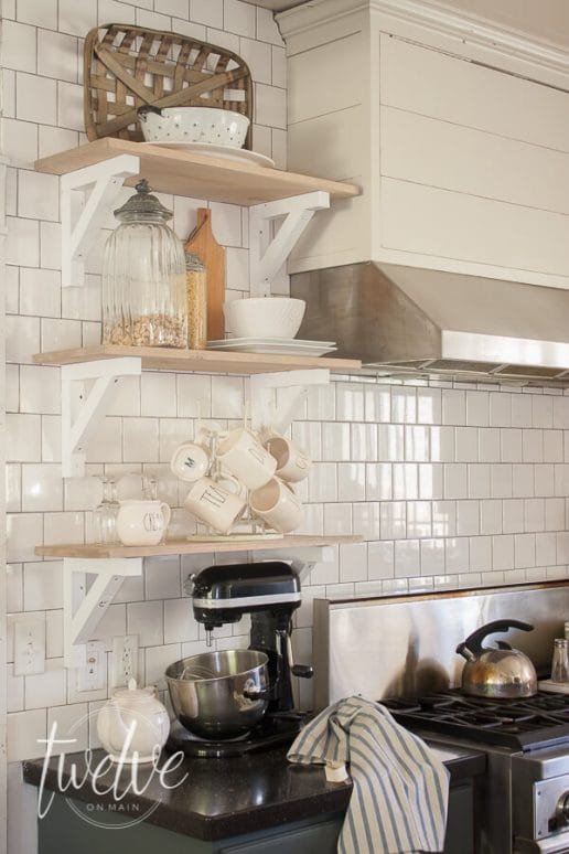 Want Open Shelves in the Kitchen? - Twelve On Main